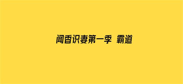 闻香识妻第一季 霸道总裁恋上瘾